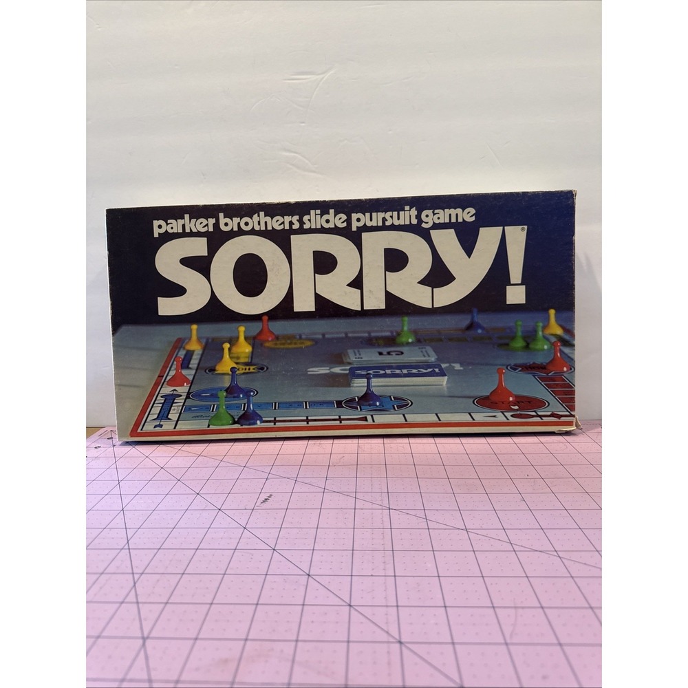 Vintage Sorry!‎ Board Game Complete Classic Parker Brothers Hasbro 1972 Edition